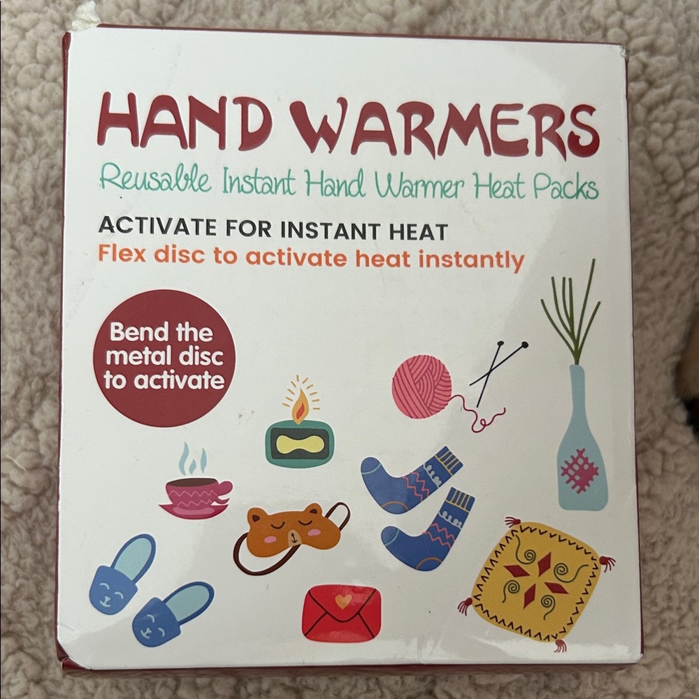 Reusable Instant Hand Warmer Heat Packs